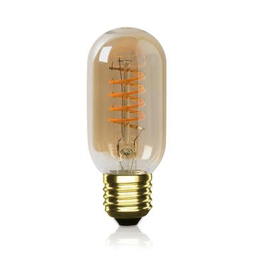 LED FILAMENT E27 TUBE DIMBAAR AMBER 4W 2400K, Nieuw