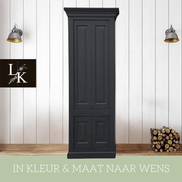 Landelijke klassieke kast Nieuw! buffetkast servieskast hoog, Huis en Inrichting, Landelijk, klassiek, antiek, robuust, hoog, smal, elegant