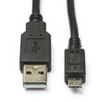 USB A naar Micro USB A kabel | 2 meter | USB 2.0, Verzenden, Nieuw