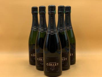 Collet, Brut Art Deco - Champagne Brut - 6 Flessen (0.75, Nieuw