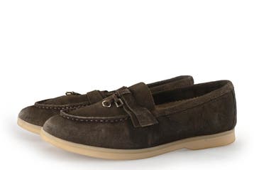 Nelson Loafers in maat 40 Bruin, Kleding | Dames, Schoenen, Bruin, Verzenden, Overige typen, Zo goed als nieuw