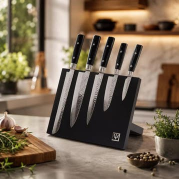 Yaxell Zen Messenset – 6-delig – Magnetisch Beukenhouten, Ophalen of Verzenden, Nieuw, Hout