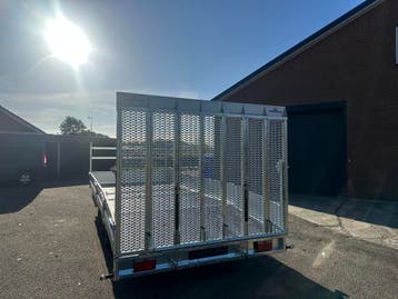 Parabool geveerde machinetransporter, 550x200, 3,5T, NIEUW, Ophalen, Nieuw