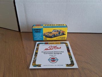 Corgi 1:43 - Modelauto - Chevrolet Corvette Stingray Corgi, Nieuw