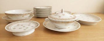 Tafelservies (23) - Zacht porcelein - Limoges
