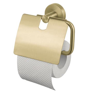 Toiletrolhouder Haceka Kosmos Met Klep Geborsteld Goud, Ophalen of Verzenden, Nieuw