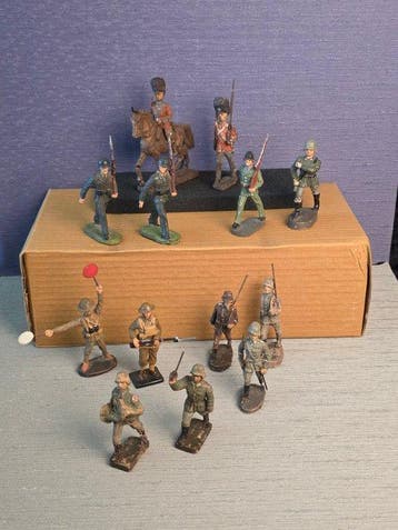 Lineol, Elastolin - Militaire miniatuur beeldjes - German,, Nieuw