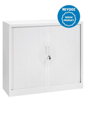 Roldeurkast - 105x120x43cm - wit - nieuw, Nieuw in verpakking
