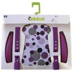 Qibbel stylingset luxe dots paars past op voorzitje, Fietsen en Brommers, Fietsaccessoires | Fietsstoeltjes, Verzenden, Nieuw