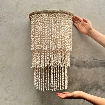 NO RESERVE PRICE - SL18 - Natural Shell Wall Lamp – Elegant
