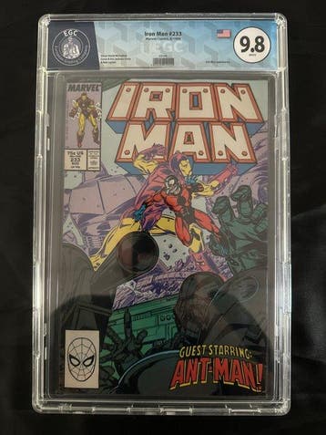 Iron Man #233 - EGC graded 9.8 - 1 Graded comic - 1988, Nieuw