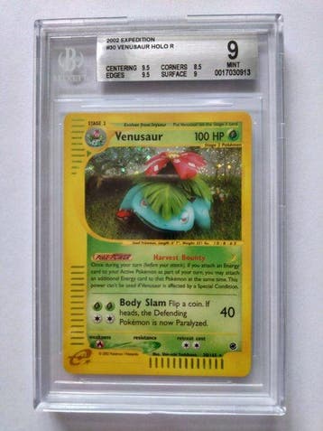 Pokémon - 1 Graded card - Venusaur 30 Foil - Beckett 9 -, Hobby en Vrije tijd, Verzamelkaartspellen | Pokémon, Nieuw