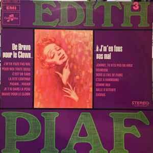 LP gebruikt - Edith Piaf - J MEn Fous Pas Mal - Vol. 3..., Verzenden, Zo goed als nieuw, Overige formaten