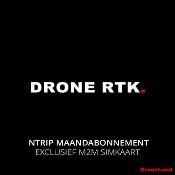 DroneRTK NTRIP Maandabonnement Exclusief M2M Simkaart, Nieuw