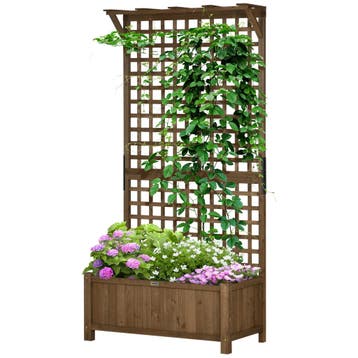 Verhoogde Plantenbak Met Klimrek, Trellis Plantenbak Bloemba, Verzenden