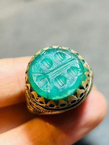 Zilver Ring - Antieke zegelring (Zonder minimumprijs)