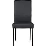 Leren eetkamerstoel Real - Toledo Pacific (donkerblauw) -, Huis en Inrichting, Stoelen, Ophalen of Verzenden, Nieuw, Leer, Industrieel, Modern