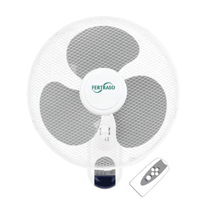 Fertraso wandventilator 45cm 3 standen met afstandbediening, Witgoed en Apparatuur, Ventilatoren, Ophalen of Verzenden