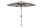 Madison Paros 2 parasol 300 cm. - Ecru, Verzenden, Nieuw, Stokparasol, Kantelbaar