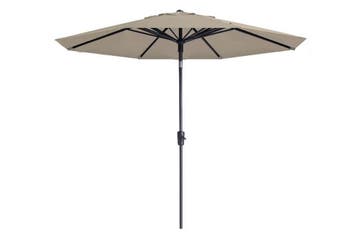 Madison Paros 2 parasol 300 cm. - Ecru, Verzenden, Nieuw, Stokparasol, Kantelbaar
