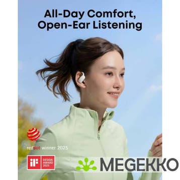Anker Soundcore AeroFit 2 Open-ear Draadloos Wit, Verzenden, Nieuw