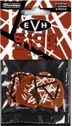 Jim Dunlop Eddie Van Halen 5150 Max Grip plectrum 6-pack, Ophalen of Verzenden, Nieuw, Elektrische gitaar