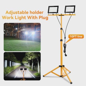 Dubbele LED Werkverlichting op Verstelbaar Statief - 200W/10, Verzenden, Nieuw