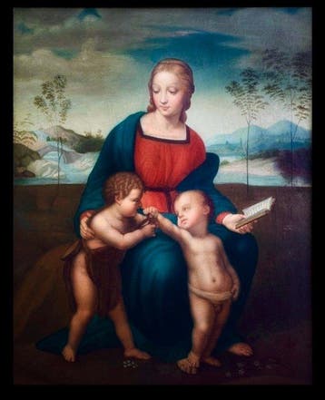 Raffaello Sanzio (1483-1520), Navolger van - Madonna del