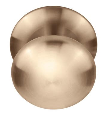 Voordeurknop BASICS LB80V vast met rozet PVD licht brons, Verzenden, Nieuw
