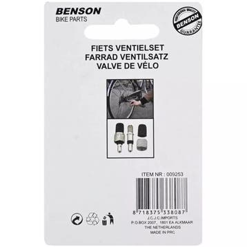 Benson Fietsventielset - Dunlop, Blitz en Hollands - Incl..., Ophalen of Verzenden, Nieuw, Band
