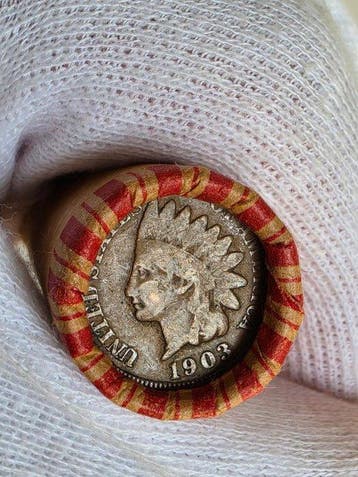 Verenigde Staten. 1 rol containing Indian Head 1903 on one