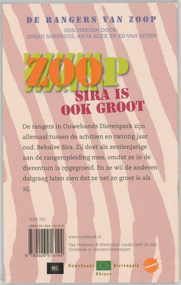 Sira is ook groot / De rangers van Zoop 9789026916144, Boeken, Verzenden, Gelezen, Johan Nijenhuis
