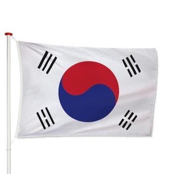 Zuid-Koreaanse Vlag 40x60cm, Verzenden, Nieuw