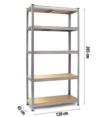 Gereedschaprek 120cm | 5 MDF Planken | Laatste Stuks!, Huis en Inrichting, Kasten | Stellingkasten, Ophalen of Verzenden, Nieuw