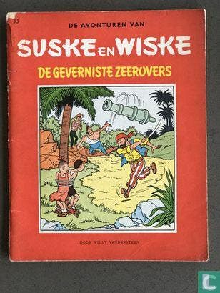 Suske en Wiske - De geverniste zeerovers - 1959, Eén stripboek, Verzenden, Gelezen, Vandersteen, Willy.