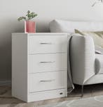 Ladenkast Nachtkastje Eloise Wit 54x39x28cm (Slaapkamer), Verzenden, Nieuw