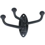 Kapstokhaak verstelbaar, ijzer zwart, Verzenden, Nieuw