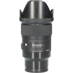 Tweedehands Sigma 35mm f/1.4 DG HSM Art Sony E CM6048, Audio, Tv en Foto, Fotografie | Lenzen en Objectieven, Ophalen of Verzenden