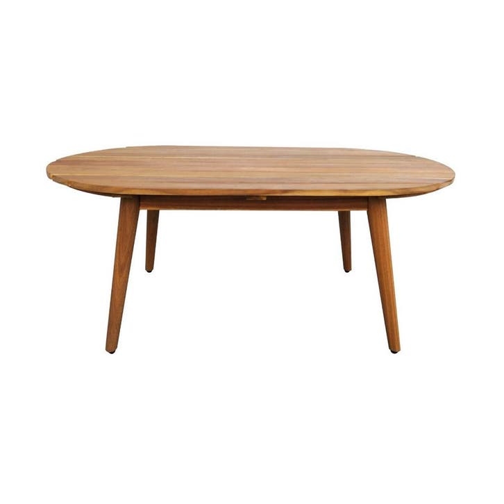 Tuintafel Ovaal Hardhout Binnen/Buiten 97 x 40 cm, Tuin en Terras, Tuintafels, Ovaal, Nieuw, Hout, Verzenden