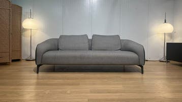 NIEUWSTAAT Leolux Elias 2.5-Zits Bank + GARANTIE, 100 tot 125 cm, Ophalen of Verzenden, Rechte bank, Stof