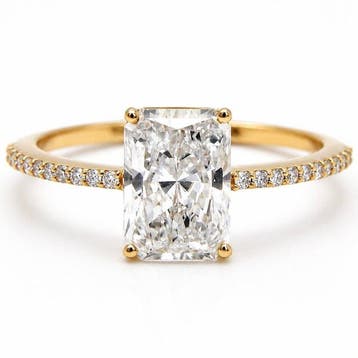 Zonder minimumprijs - Ring - 14 karaat Geel goud - 2.06ct., Nieuw