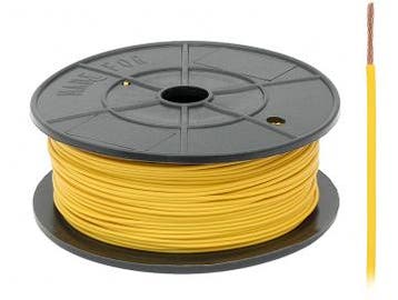 FLRY -B kabel - 1x 1,00mm - Geel - Per meter, Ophalen of Verzenden, Nieuw, Kabel of Snoer