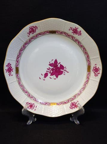 Herend - Schotel - rund Ø 24,5 cm Apponyi Purpur 83/AP mit