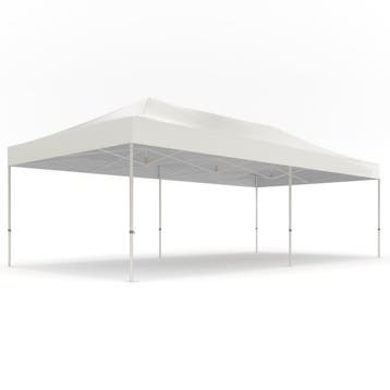 Easy up partytent 4x8m - Professional | Heavy duty PVC | Wit, Partytent, 6 meter of meer, Nieuw, 2 meter of meer