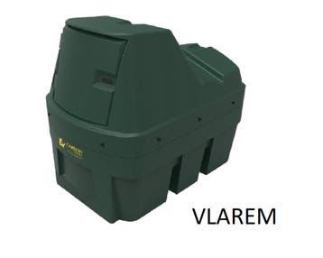 Dieseltank Carbery Vlarem premium 1.350 ltr horizontaal, Verzenden