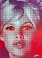 Wawapod (1991) - Bardot BB Rouge, Antiek en Kunst, Kunst | Schilderijen | Modern