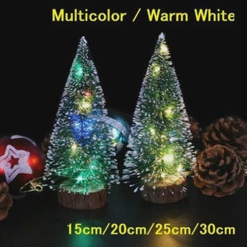 Mini Kerstboom met LED Verlichting - Sfeervolle Tafeldecorat, Verzenden, Nieuw