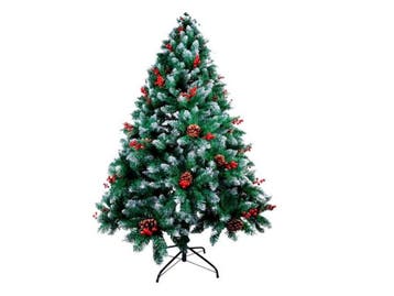 Ofituria - Kerstboom - Aluminium - Natuurlijk groen met, Verzenden, Zo goed als nieuw