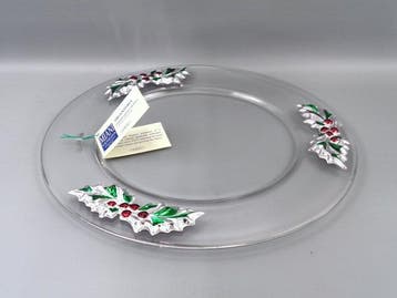 PG-MIANI Argenteria - Dienblad - .925 zilver, glas met, Antiek en Kunst