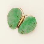Broche - 14 karaat Geel goud - Jadeiet